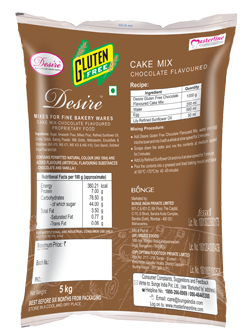 Desire Chocolate Flavored Cake Mix – Gluten Free from masterline bunge